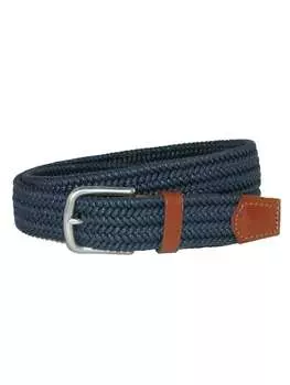 Ремень плетеный мужской Crookhorn Davis Boca, темно-синий