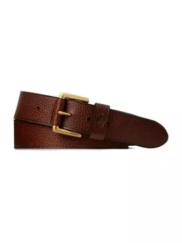 Ремень Polo Ralph Lauren, темно-коричневый