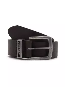 Ремень Pull&Bear Belt, цвет Chestnut brown
