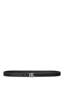 Ремень Ralph Lauren Lauren Ralph Lauren Lizard Texture Reversible Leather Skinny, цвет black/black