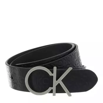 Ремень re lock ck logo belt 30mm emb mn ck Calvin Klein, черный