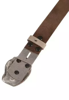 Ремень Rettungsring by Showroom 019°, серо-коричневый