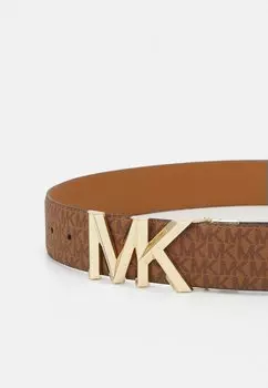 Ремень Reversible Belt Michael Kors, бледно-арахисовый