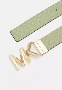 Ремень Reversible Belt Michael Kors, светло-зеленый