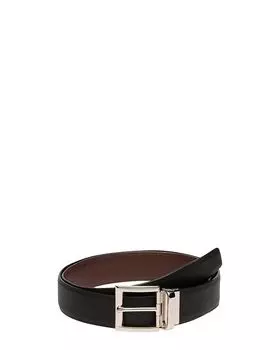 Ремень реверсивный из кожи Saffiano Prada, черный