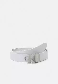 Ремень ROUND MONO BELT Calvin Klein Jeans, белый
