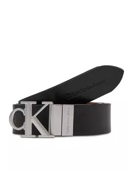 Ремень Round Mono Pl Rev Lthr Belt 30Mm Calvin Klein, черный