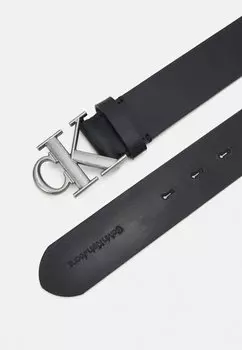 Ремень Round Mono Plaque Calvin Klein, черный