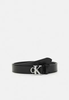 Ремень Round Mono Plaque Calvin Klein Jeans, черный