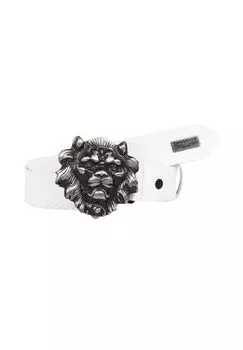 Ремень с эффектной застежкой CIPO & BAXX, белый