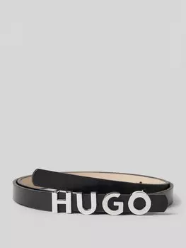 Ремень с этикеткой модель «Зула» HUGO, черный