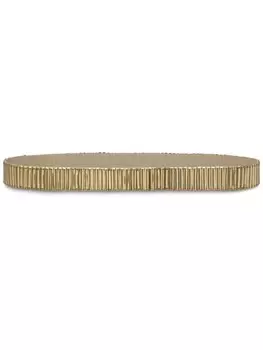 Ремень с бисером Alberta Ferretti, нейтральный цвет