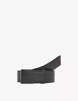 Ремень с бляшкой Calvin Klein, черный