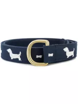 Ремень с D-образной пряжкой 'Hector' THOM BROWNE, синий