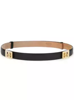 Ремень с декором Gancini Ferragamo, черный