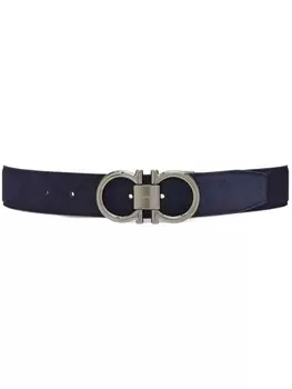 Ремень с декором Gancini Ferragamo, синий
