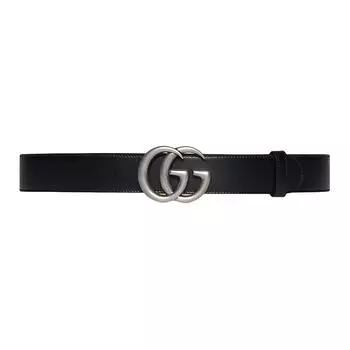 Ремень с двусторонней пряжкой Gg Marmont GUCCI