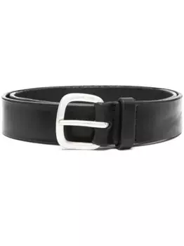 Ремень с геометричной пряжкой Orciani, черный