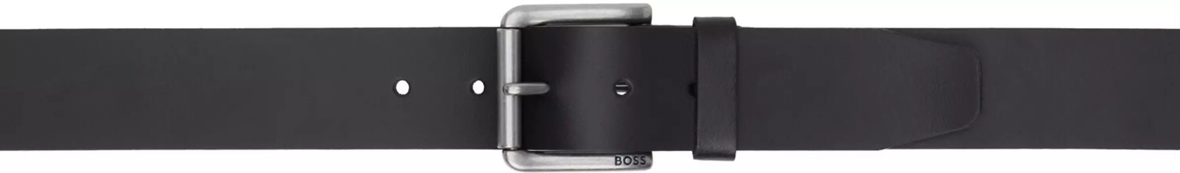 Ремень с гравировкой логотипа и пряжкой BOSS
