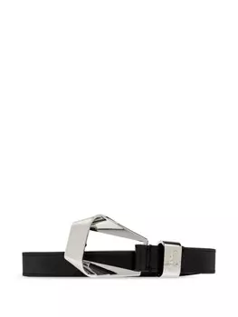 Ремень с гравировкой логотипа Kenzo, черный