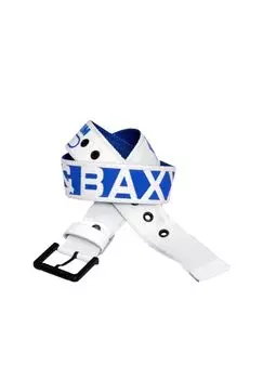Ремень с классным фирменным дизайном CIPO & BAXX, цвет White Blue