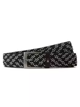 Ремень с кожаным наполнением Tommy Hilfiger, белый