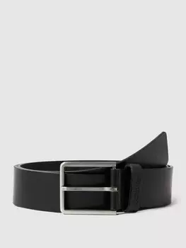 Ремень с лейблом Calvin Klein, черный