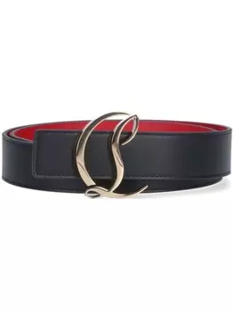 Ремень с логотипом CL Christian Louboutin, черный
