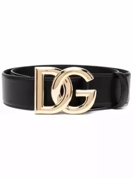 Ремень с логотипом DOLCE & GABBANA, черный