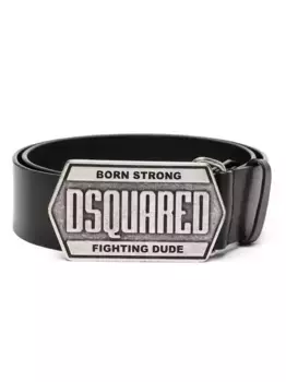 Ремень с логотипом DSQUARED2, черный