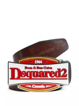 Ремень с логотипом DSQUARED2, коричневый
