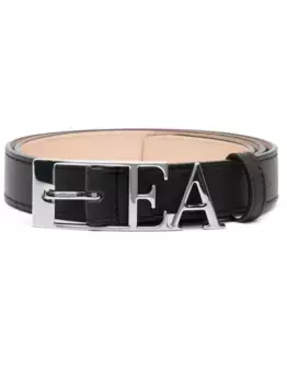 Ремень с логотипом EMPORIO ARMANI, черный