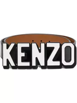 Ремень с логотипом KENZO, черный