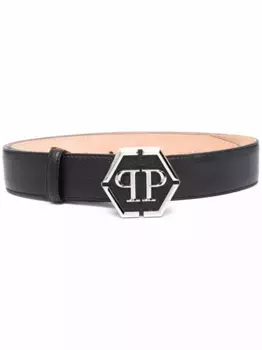 Ремень с логотипом Philipp Plein, черный