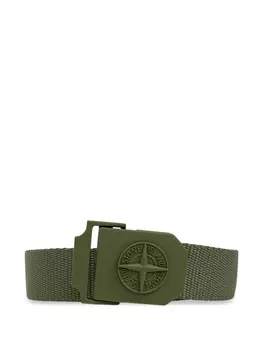 Ремень с логотипом Stone Island Compass, зеленый