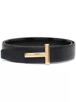 Ремень с логотипом TOM FORD, черный