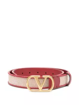 Ремень с логотипом VLogo Signature VALENTINO GARAVANI, красный
