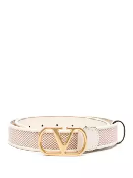 Ремень с логотипом VLogo Signature VALENTINO GARAVANI, нейтральный