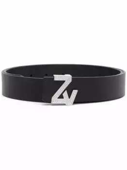 Ремень с логотипом Zadig&Voltaire, черный