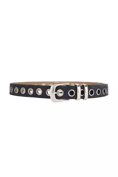 Ремень с люверсами Understated Leather, blue