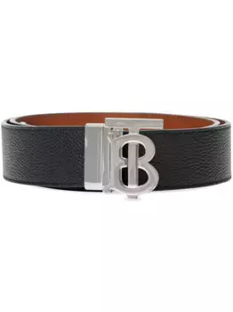 Ремень с монограммой BURBERRY, черный