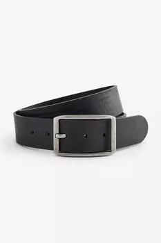 Ремень с полной пряжкой Next, черный
