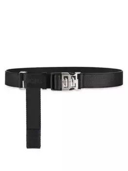Ремень с пряжкой 4G Release из кожи Micro 4G и лямок Givenchy, черный