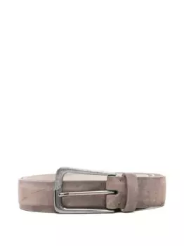 Ремень с пряжкой Brunello Cucinelli, серый