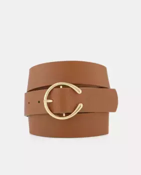 Ремень с пряжкой C Tintoretto, коричневый