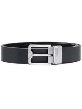 Ремень с пряжкой Emporio Armani, черный