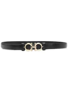Ремень с пряжкой Gancini Ferragamo, черный