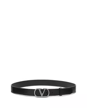 Ремень с пряжкой H. 30 Valentino Garavani, черный