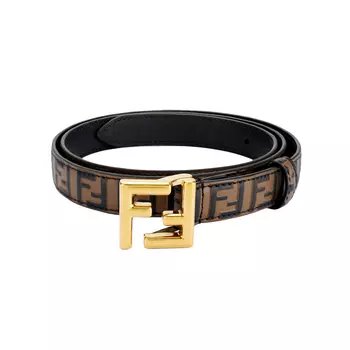 Ремень с пряжкой и детальным логотипом FENDI
