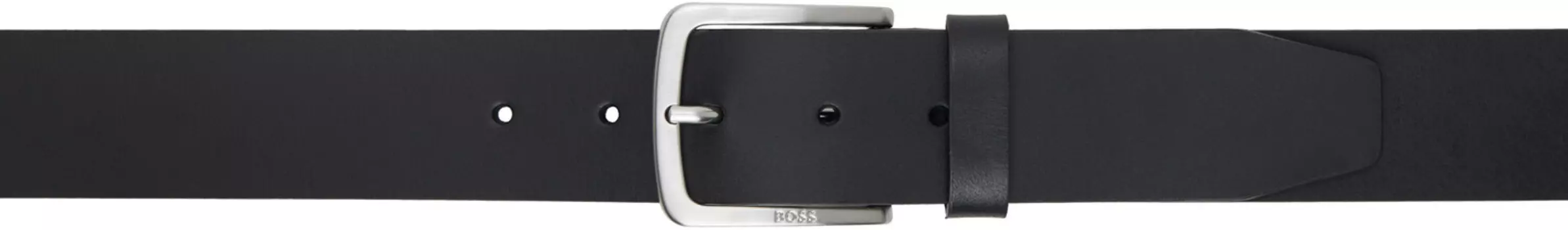 Ремень с пряжкой и гравировкой логотипа BOSS